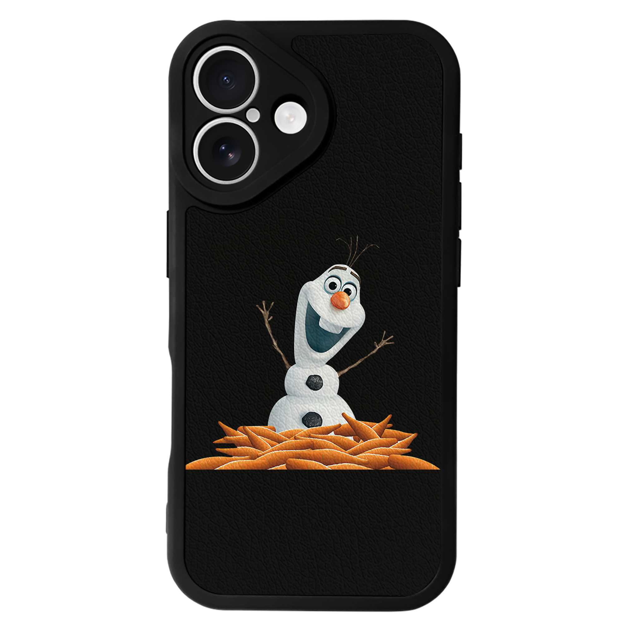 （画像用） アナと雪の女王 アンナ エルサ Frozen Anna Elsa 【iPhone 16シリーズ対応】シリコンスマホケース（レザー調） 材質：シリコン